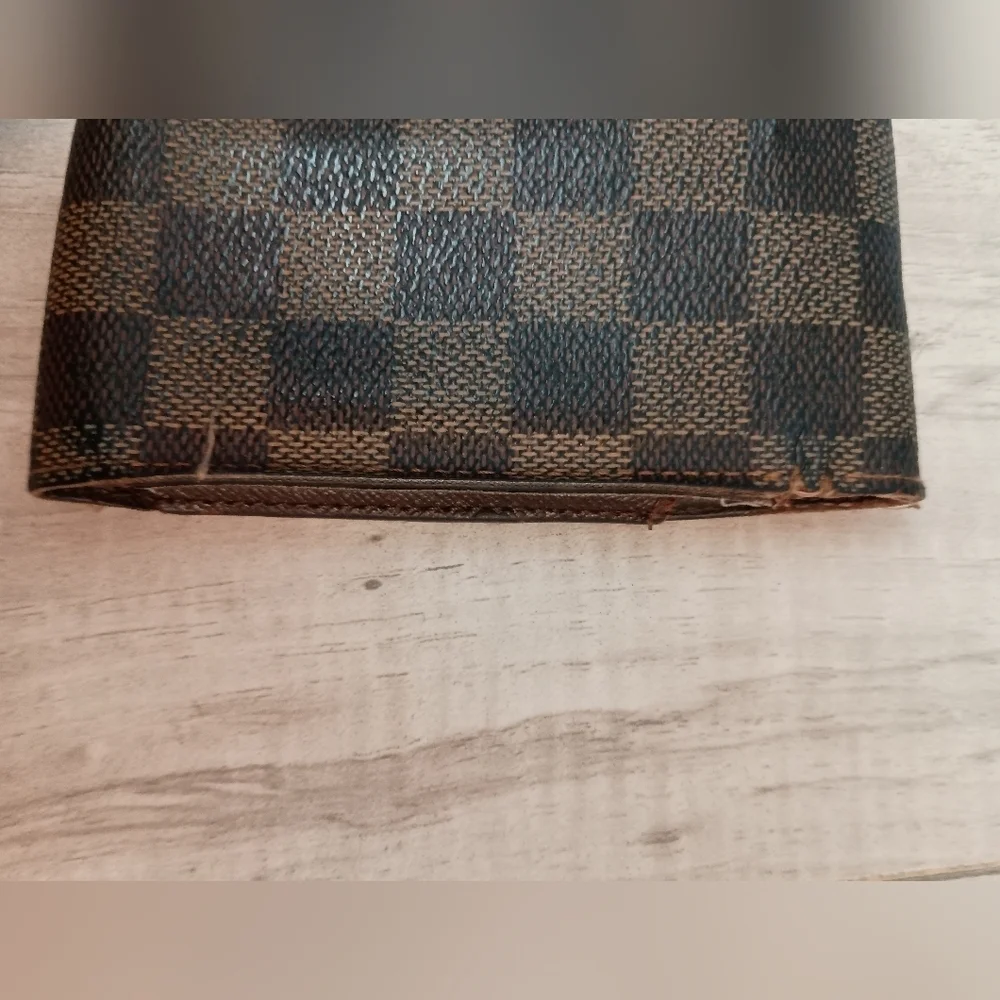 LOUIS VUITTON Wallet Cigarette Damier Ebene Men's